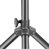 Neewer Deluxe 36.2-51.2 inches/92-130 centimeters Adjustable and Collapsible Heavy-Duty Laptop Stand with Solid Tripod Base and Non-slip Rubber Caps, Black