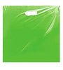 Jumbo Low Density Merchandise Bags in Clear Lime 20 x 20 x 5 Inches - Box of 500