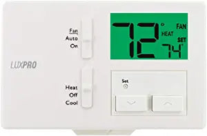 Lux Pro Heating and Cooling Lever Thermostat