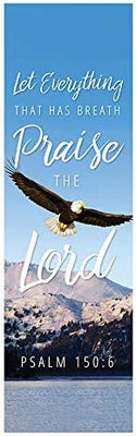 Foundation Series Banner - Let Everything That Has Breath Praise The Lord (2' X 6' Banner with Pole Hem)
