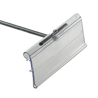 Clear Plastic Flip Scan Label Holder 3W x 1.25H Inches - Case of 50
