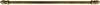 Pack of 2 Wooden Banner Wall Hanger Set Top and Bottom Poles with Removable Ends, 24 Inch