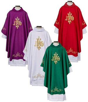 Christian Brands IHS Gothic Chasubles - 4/Set