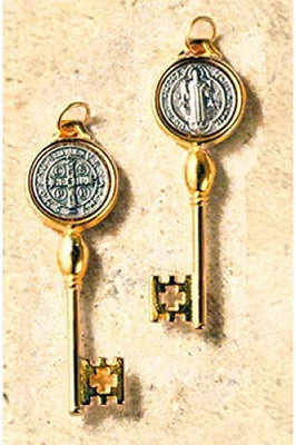 12pc Catholic & Religious Gifts, Key of Heaven ST Benedict - 2