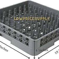 SET of 3 Commercial Restaurant Dishwasher Dish Washer Machine Cup Peg Tray Rack