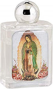 Christian Brands Our Lady of Guadalupe Glass Holy Water Bottle - 12/pk