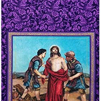 Purple Lenten Story Overlay Stole, 110 Inch