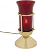 Christian Brands Sanctuary Light Holder with Ruby Globe - Electric