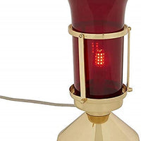 Christian Brands Sanctuary Light Holder with Ruby Globe - Electric