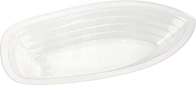 500 Clear Plastic 12 oz Disposable Banana Split Ice Cream Dessert Bowl Boats by Low Price Supply