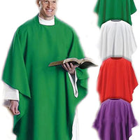 Everyday Chasuble for Clergy Members and Priests (Green)
