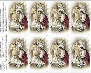 Catholic & Religious Gifts, 8UP First Communion Cards Girl 25/200