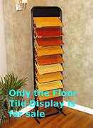 Floor Tile Display in Steel Tube - 70 H x 20 W x 18 D Inches