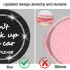 Car Coasters for Cup Holders, SHANSHUI 2 Pack Universal Auto Bling Car Accessories Cup Holder Car Coasters Interior Accessories for Most Cars (Back / 2PCS)
