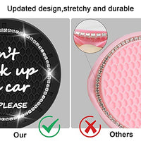 Car Coasters for Cup Holders, SHANSHUI 2 Pack Universal Auto Bling Car Accessories Cup Holder Car Coasters Interior Accessories for Most Cars (Back / 2PCS)