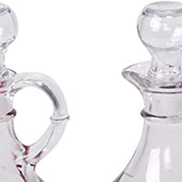 Sudbury Glass Cruet Set, 6 1/2 Inch, Set of 2