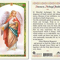 Catholic & Religious Gifts, Archangel JEHUDIEL Prayer Card 25/PKG English