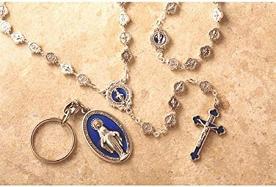 Catholic & Religious Gifts, Rosary Key Chain Set OL Grace 4MM 22