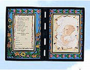 12pc Catholic & Religious Gifts, Stained Glass Plaque Baptism BOY 2 English