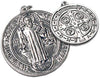 Catholic & Religious Gifts, OXY Medal ST Benedict 1.75" Double Sided All Metal