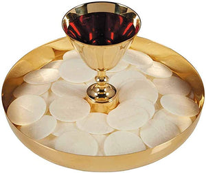 Sudbury Brass Communion Intinction Set, 6 1/2 Inch