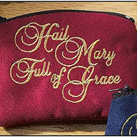 Hail Mary Rosary Case - 3/pk