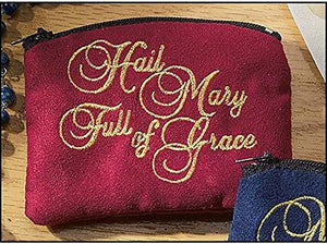 Hail Mary Rosary Case - 3/pk