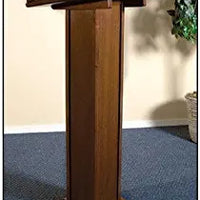 Walnut Stained Maple Hardwood Lectern