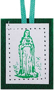 Autom Green Wool Scapular - 12/pk