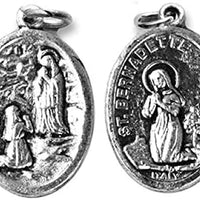Catholic & Religious Gifts, 25pc OXY Medal Our Lady of Lourdes & Bernadette PCS MIN