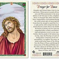 Catholic & Religious Gifts, ECCE HOMO - Prayer for Peace 25/PKG