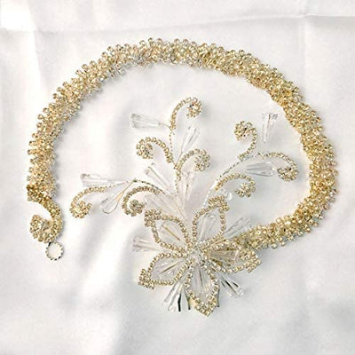 Catholic & Religious Gifts, Head Piece Rhinestone MESH Braided Glass Beads