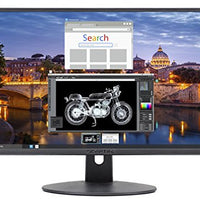 Sceptre 22 inch 75Hz 1080P LED Monitor 99% sRGB HDMI X2 VGA Build-In Speakers, Machine Black (E225W-19203R series)