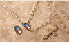 Catholic & Religious Gifts, Rosary Crystal Beads Saint John Paul 7MM Beads 20" 7MM