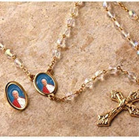 Catholic & Religious Gifts, Rosary Crystal Beads Saint John Paul 7MM Beads 20" 7MM