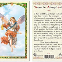 Catholic & Religious Gifts, Archangel SEALTIEL Prayer Card 25/PKG English