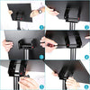 Neewer Deluxe 36.2-51.2 inches/92-130 centimeters Adjustable and Collapsible Heavy-Duty Laptop Stand with Solid Tripod Base and Non-slip Rubber Caps, Black