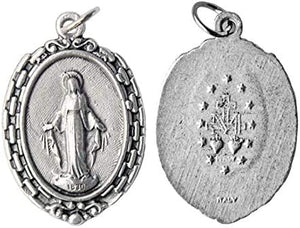 12pc Catholic & Religious Gifts, OXY Medal Lady Grace Ovel 1"