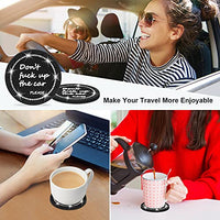 Car Coasters for Cup Holders, SHANSHUI 2 Pack Universal Auto Bling Car Accessories Cup Holder Car Coasters Interior Accessories for Most Cars (Back / 2PCS)