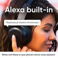 WYZE Bluetooth 5.0 Headphones, Reddot Award Headphones,Bluetooth Headphones Over The Ear with Active Noise Cancellation,High-Fidelity Sound,Transparency Mode,Clear Voice Pick-up, Alexa Built-in,Black