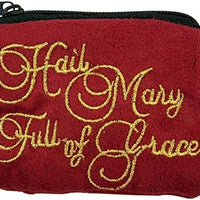 Hail Mary Rosary Case - 3/pk