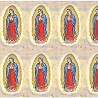 Catholic & Religious Gifts, 8UP OL Guadalupe 25/200 Blue
