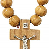 Christian Brands Wood Rosary Ring - 24/pk