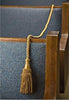 Christian Brands Weighted Pew Rope, Gold 20 Foot (Single Pack)