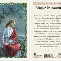 Catholic & Religious Gifts, Jesus Overlooking Bethlehem- Prayer for Retreat 25/PKG