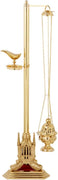 Sudbury Brass San Pietro Series Censer Stand, 49 Inch