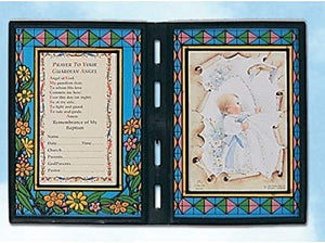12pc Catholic & Religious Gifts, Stained Glass Plaque Baptism BOY 3 English
