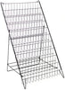 10 Shelf Magazine Display Rack - 29.5 W x 31 D x 46 H Inches