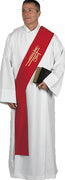 Alpha Omega Deacon Stole Red