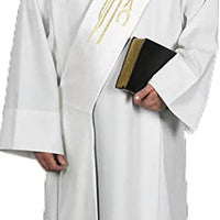Alpha Omega Deacon Stole Whıte